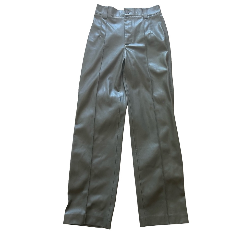 Zara Faux Leather Trouser Pants